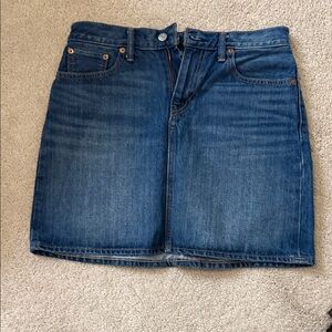 Levi's Dark Blue Mini Denim Skirt